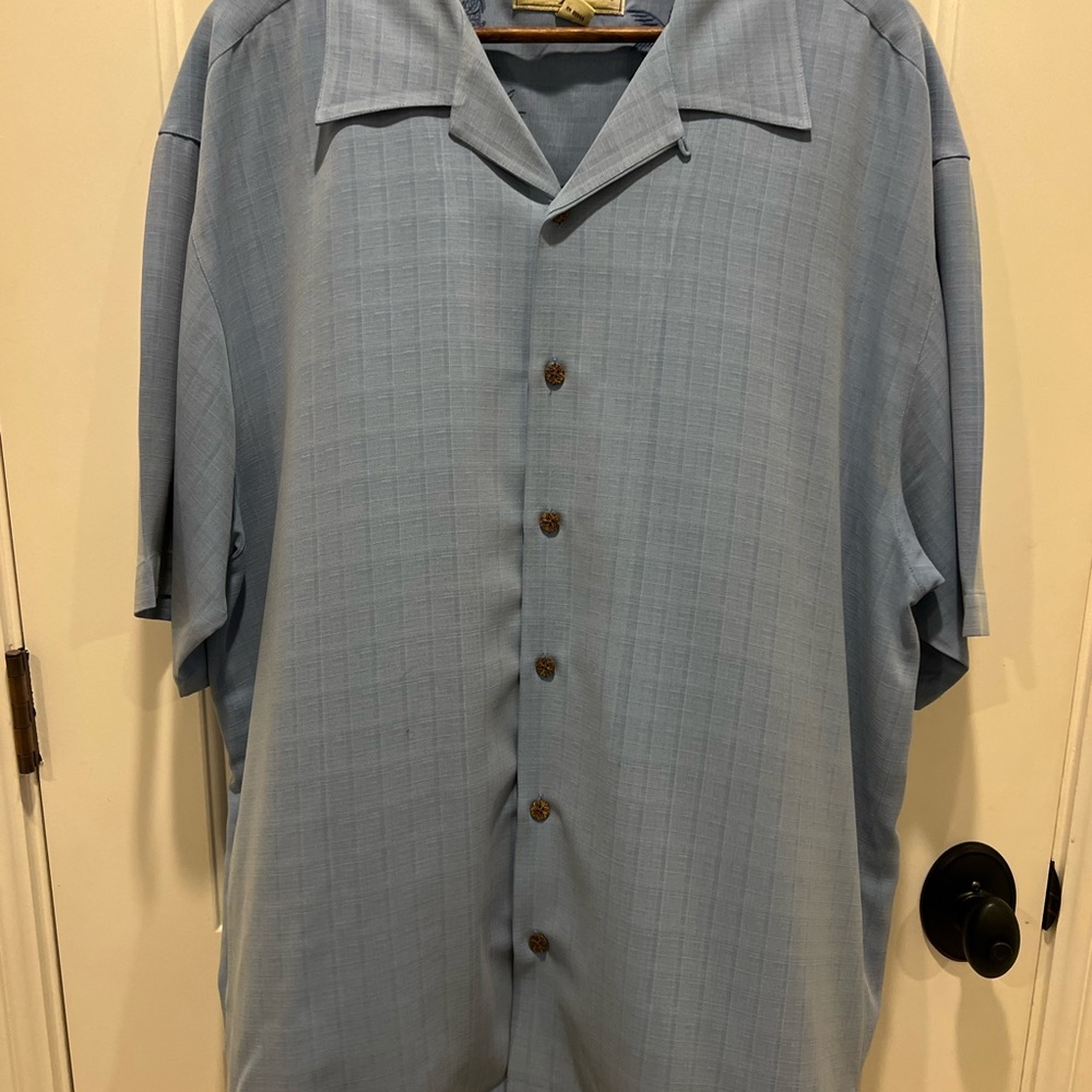 Tommy Bahama Sky Blue Casual Button Down Shirt